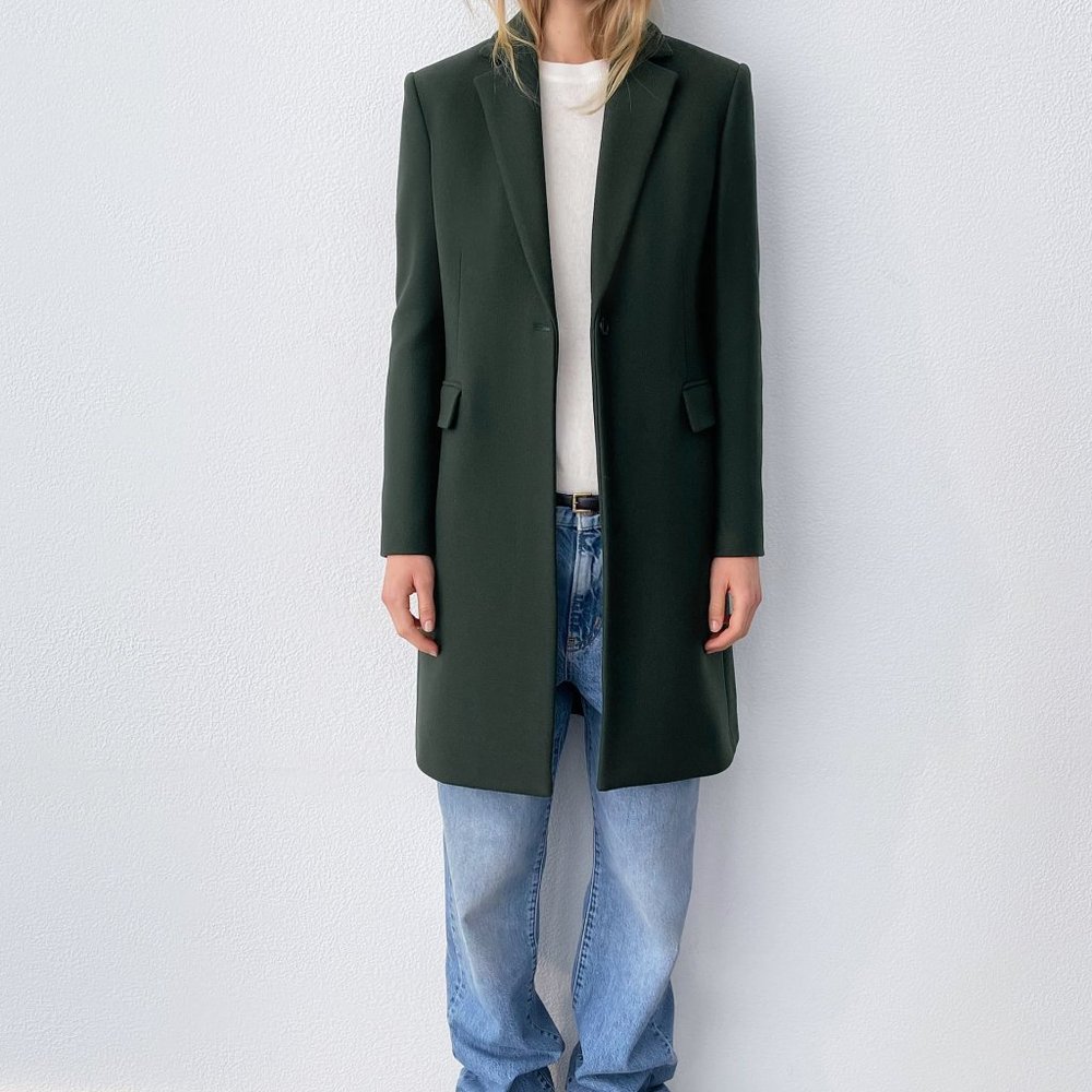 ZARA MENSWEAR STYLE WOOL COAT